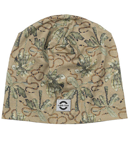 Mikk-Line Beanie - 2 Layers - Gray Green