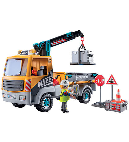 Playmobil Action Hetjur - Kranabíll - 71750 - 55 Partar