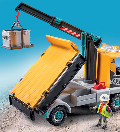 Playmobil Action Hetjur - Kranabíll - 71750 - 55 Partar