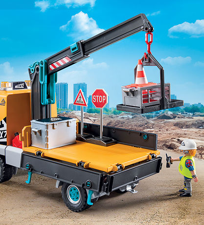 Playmobil Action Hetjur - Kranabíll - 71750 - 55 Partar