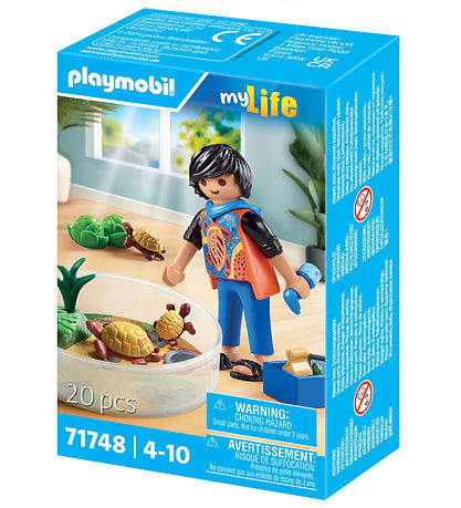 Playmobil MyLife - Turtle Terrarium - 71748 - 20 Partar