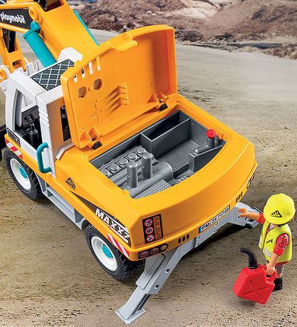 Playmobil Action Heroes - Large Excavator - 71749 - 32 Parts