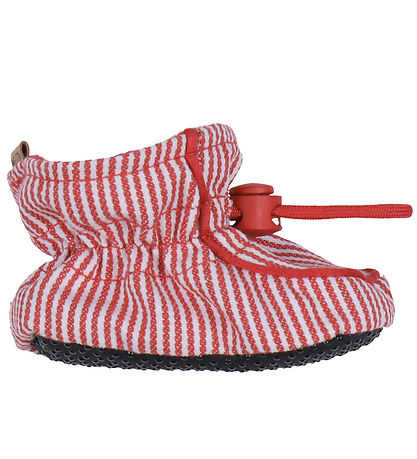 Melton Innerskor - Striped - True Red