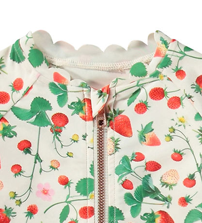 Molo Coverall Swimsuit - UV50+ - Nigella - Strawberry Field