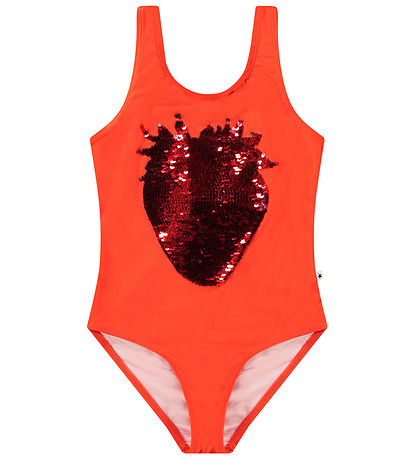 Molo Sundföt - UV50+ - Nika - Glitter Strawberry