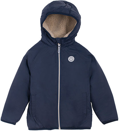 Viking Fleece Jacket - Reversible - Play - Navy/Beige