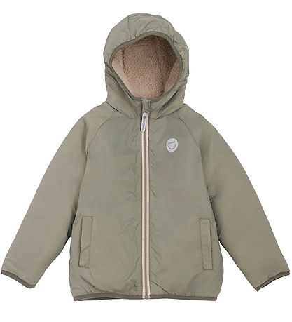 Viking Fleece Jacket - Reversible - Play - Olive/Beige
