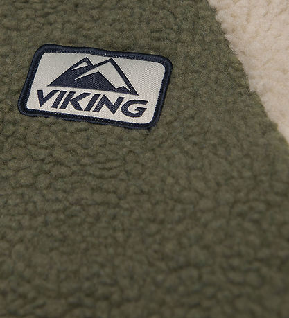 Viking Fleece Jacket - Reversible - Play - Olive/Beige