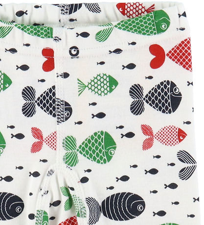 Katvig Leggings - Weißer m. Fisch