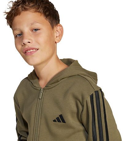 adidas Performance Cardigan - Olive Strata/Black