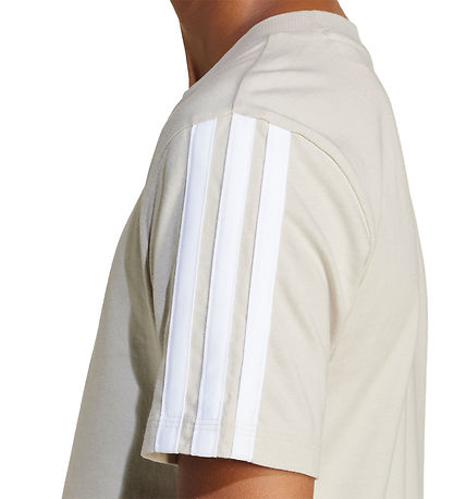 adidas Performance Stuttermabolur - 160 - Drapplitað/Hvítur