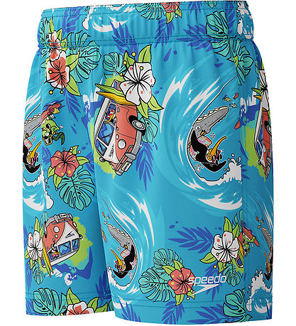 Speedo Swim Shorts - Learn To Swim - Blue w. Print