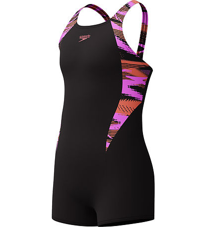 Speedo Sundföt - HyperBoom SPlice - Svart M. Fjólublátt