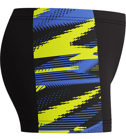 Caleçons de Bain Speedo - Panneau HyperBoom - Noir av. Jaune/Ble