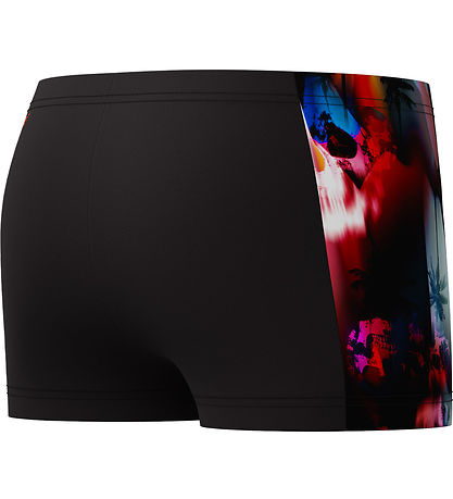 Speedo Swim Trunks - Digital Panel - Black w. Print