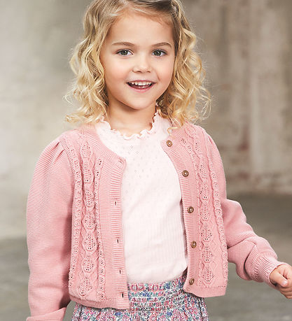 En Fant Cardigan - Knitted - Bridal Rose