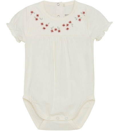 En Fant Bodysuit s/s - Egret