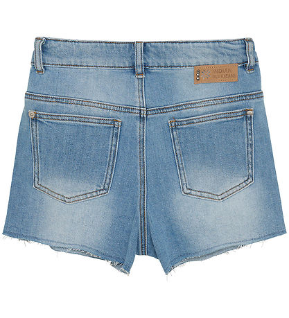 Indisk Blue Jeans Denimshorts - Lyseblå