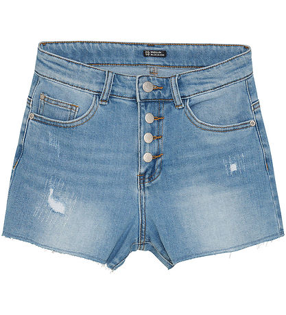 Indisk Blue Jeans Denimshorts - Lyseblå