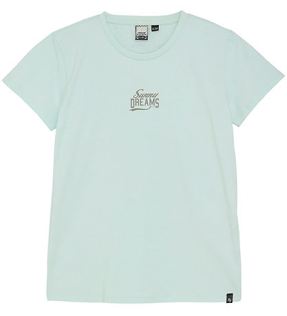 Indian Blue Jeans T-shirt - Blue Glow w. Print