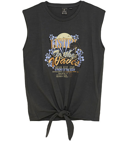 Indian Blue Jeans Top - Phantom w. Print