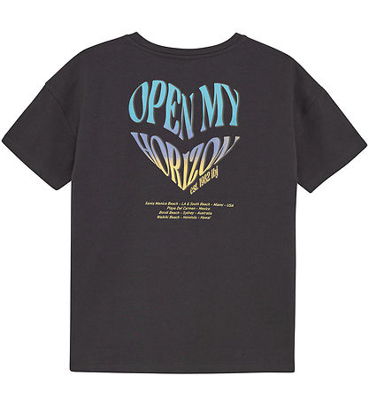 Indianer Blue Jeans T-Shirt - Phantom m. Print