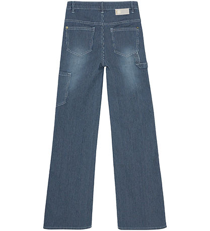 Indisk Blue Jeans Byxor - Bred - Blueprint