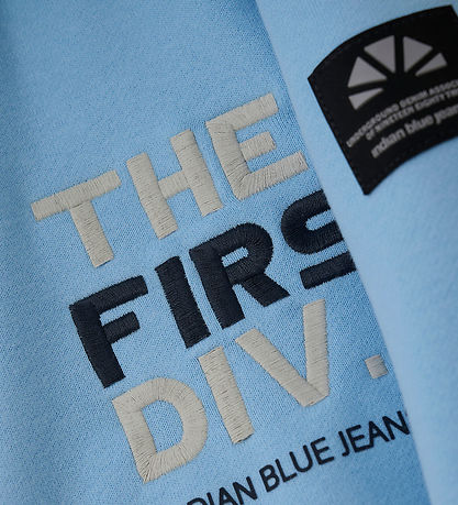 Indverskt Blue Jeans Hettupeysa - Blue Bell