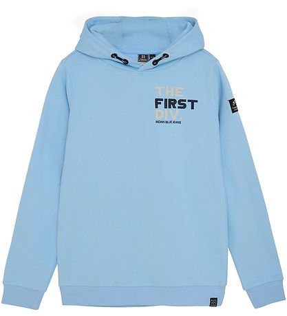 Indverskt Blue Jeans Hettupeysa - Blue Bell