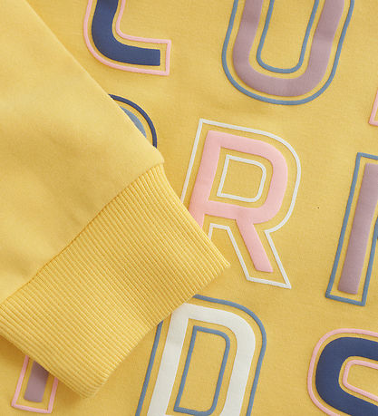 Color Kids Sweatshirt - Banana Cream w. Print