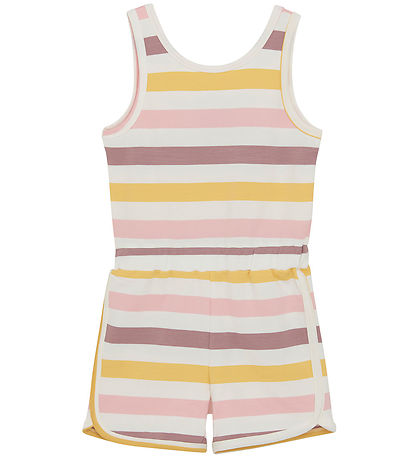 Color Kids Summer Romper - Coral Blush w. Stripes