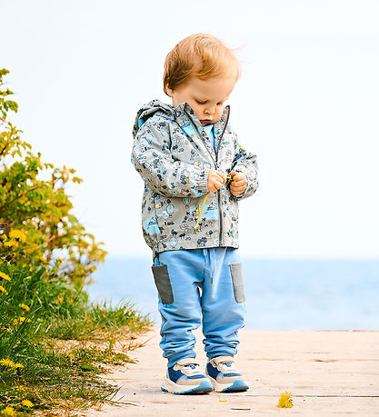 Color Kids Lightweight Jacket - Iceberg Green w. Print