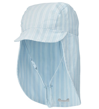 Liewood Legionnaire Hat - Cecilia - Stripe Pure Sky/Cream De La 