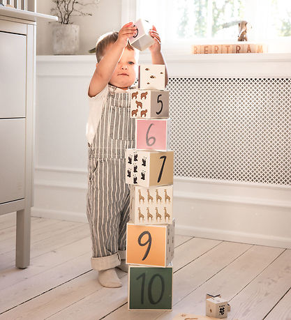 Sebra Stacking box - World Of Sebra - 10 pcs - Beige