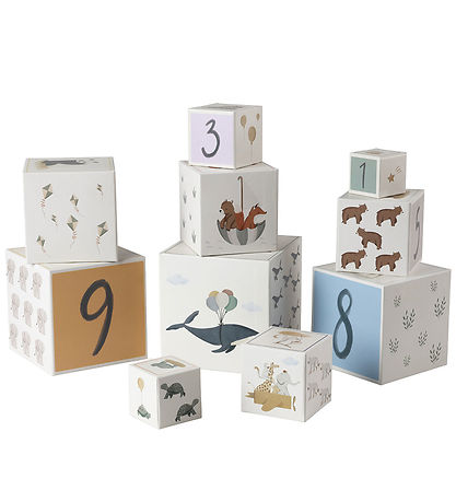 Sebra Stacking box - World Of Sebra - 10 pcs - Beige