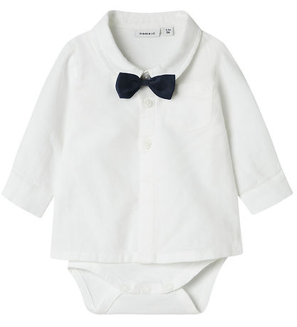 Name It Shirt Bodysuit l/s - NbmDemolle - Bright White