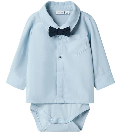 Name It Shirt Bodysuit l/s - NbmDenmolle - Celestial Blue