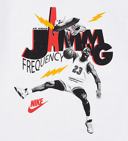 Jordan Stuttermabolur - White