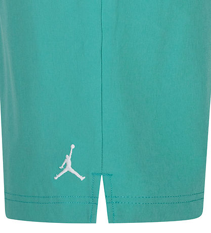 Jordan Shorts - Washed Teal w. Logo