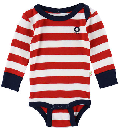 Body m/l Katvig - Rouge/Blanc Rayures