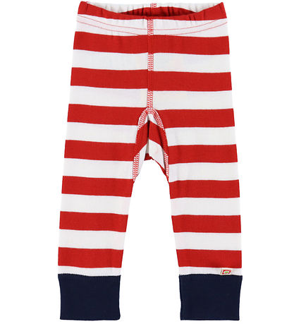 Katvig Leggings - Red/White Striped
