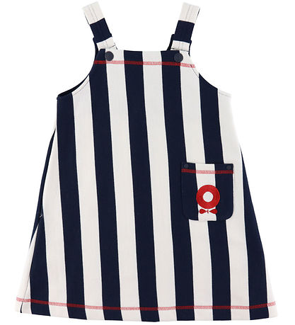 Katvig Kleid - Navy/Weiß-gestreift