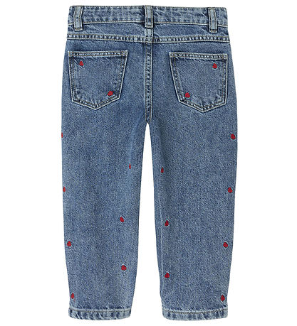 Name It Jeans - Noos - NmfBella - Medium+ Blue Denim w. Hearts
