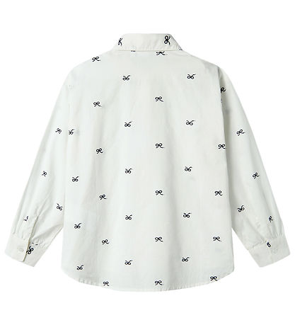 Name It Skyrta - NkfFilippas - Oversize - Bright White M. Slaufa