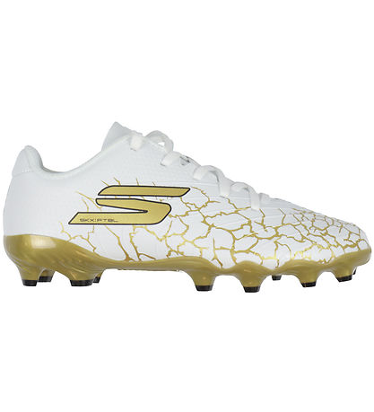 Skechers Fußballschuhe - Skx_1.5 Jr Jugend FG - Weiß/Gold