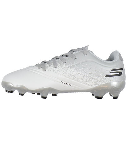 Skechers Fußballschuhe - Razor 1.5 Jr Jugend FG - Weiß/Silber