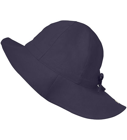 Huttelihut Sommarhatt - Lin - UV20 - Marinblå