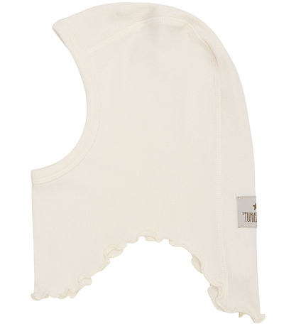 Huttelihut Balaclava - Rib - Single Layer - Antique White