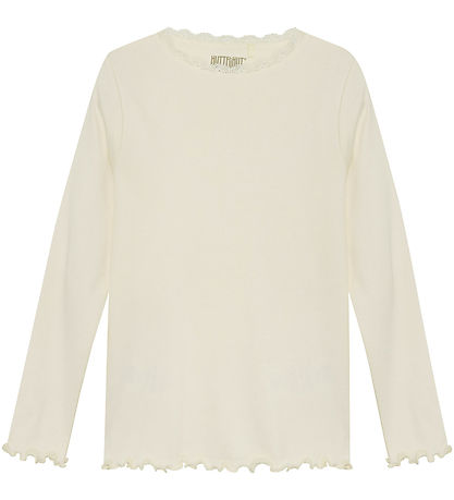 Huttelihut Blússa - Rib - Antique White