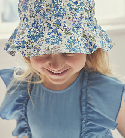 Huttelihut Sólhattur - Soft Chambray M. Blóm